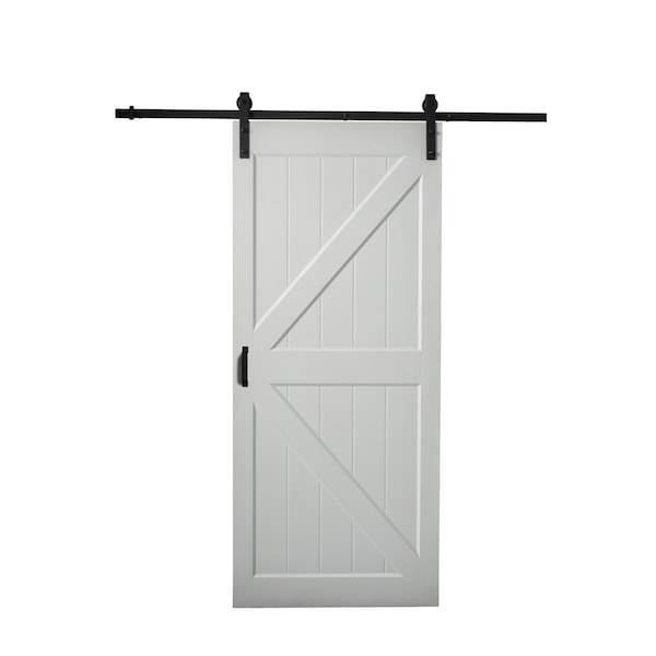 Renin 36 in x 84 in White Primed K-frame Barn Door Kit HC052P01PR1PRE36084 - main